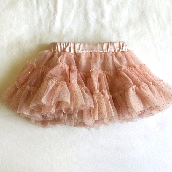 koala kids silver sparkle multi-layer pink tulle tutu skirt 3-6 months baby girl - Picture 6 of 6